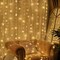 Perfect Holiday 96 LED Fairy Curtain Light Battery Operated - Warm White